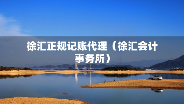 徐匯正規(guī)記賬代理（徐匯會計事務(wù)所）
