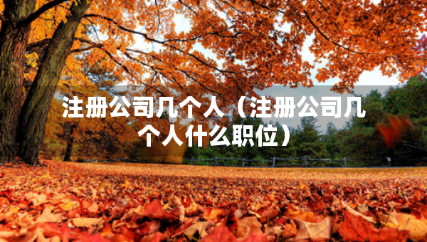 注冊(cè)公司幾個(gè)人（注冊(cè)公司幾個(gè)人什么職位）