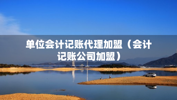 單位會計記賬代理加盟（會計記賬公司加盟）