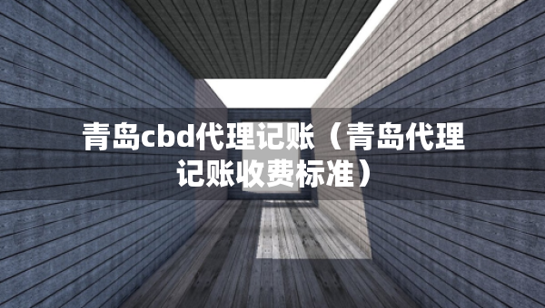 青島cbd代理記賬（青島代理記賬收費標(biāo)準(zhǔn)）