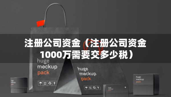 注冊公司資金（注冊公司資金1000萬需要交多少稅）