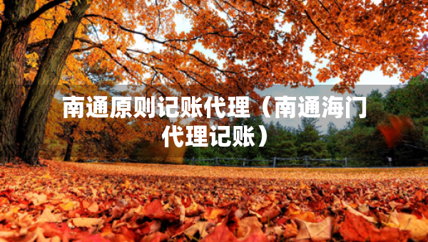 南通原則記賬代理（南通海門代理記賬）