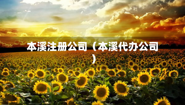 本溪注冊(cè)公司（本溪代辦公司）
