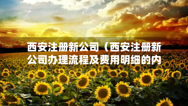 西安注冊(cè)新公司（西安注冊(cè)新公司辦理流程及費(fèi)用明細(xì)的內(nèi)容）