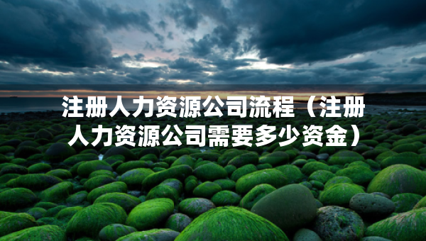 注冊(cè)人力資源公司流程（注冊(cè)人力資源公司需要多少資金）