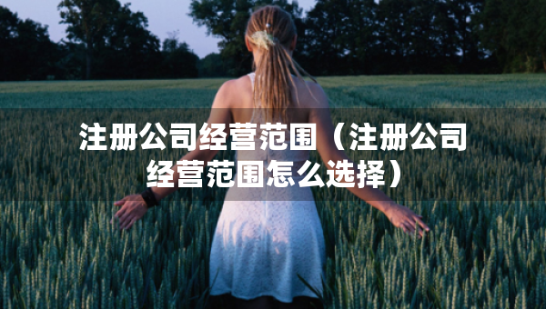 注冊公司經(jīng)營范圍（注冊公司經(jīng)營范圍怎么選擇）