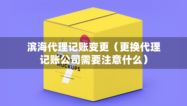 濱海代理記賬變更（更換代理記賬公司需要注意什么）