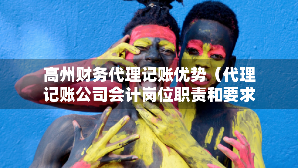 高州財務(wù)代理記賬優(yōu)勢（代理記賬公司會計崗位職責(zé)和要求）