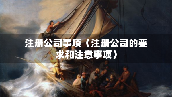注冊(cè)公司事項(xiàng)（注冊(cè)公司的要求和注意事項(xiàng)）