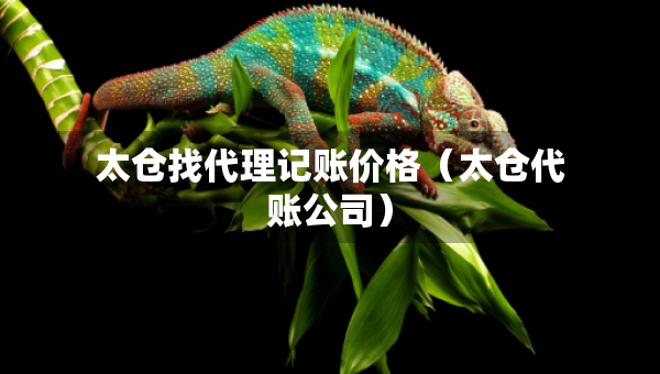 太倉(cāng)找代理記賬價(jià)格（太倉(cāng)代賬公司）