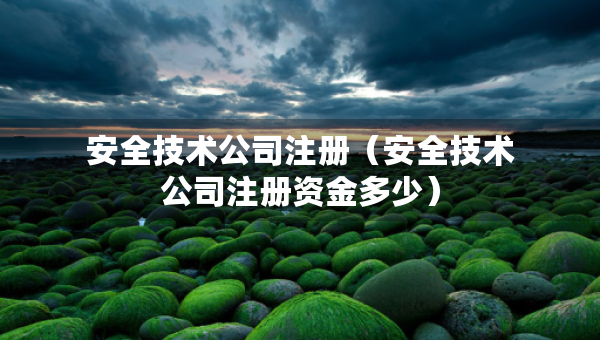 安全技術(shù)公司注冊(cè)（安全技術(shù)公司注冊(cè)資金多少）