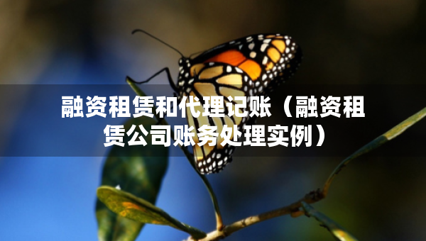 融資租賃和代理記賬（融資租賃公司賬務(wù)處理實(shí)例）