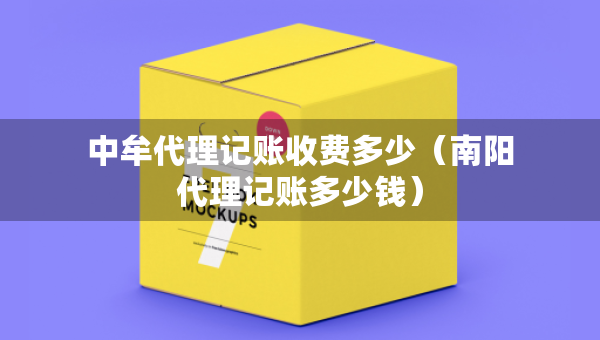 中牟代理記賬收費多少（南陽代理記賬多少錢）