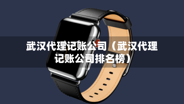 武漢代理記賬公司（武漢代理記賬公司排名榜）
