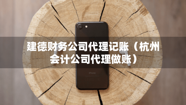 建德財(cái)務(wù)公司代理記賬（杭州會(huì)計(jì)公司代理做賬）