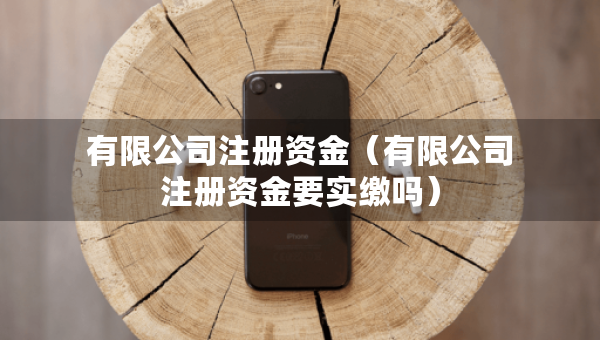 有限公司注冊資金（有限公司注冊資金要實繳嗎）
