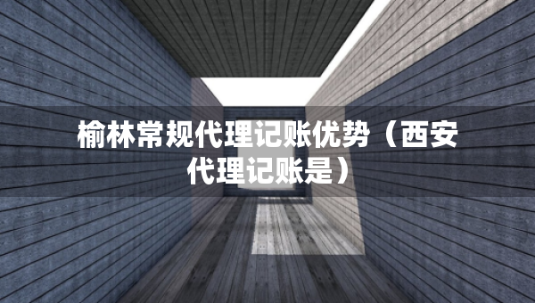 榆林常規(guī)代理記賬優(yōu)勢（西安代理記賬是）