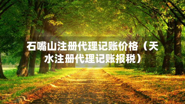 石嘴山注冊代理記賬價格（天水注冊代理記賬報稅）