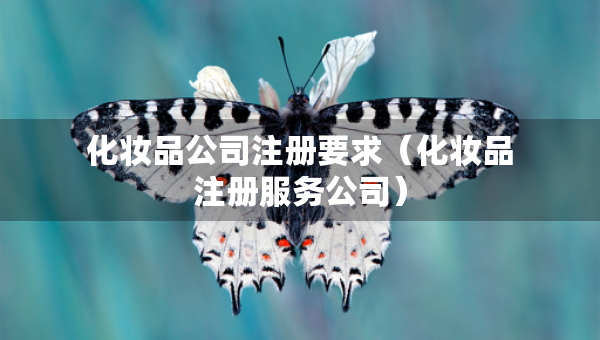 化妝品公司注冊(cè)要求（化妝品注冊(cè)服務(wù)公司）