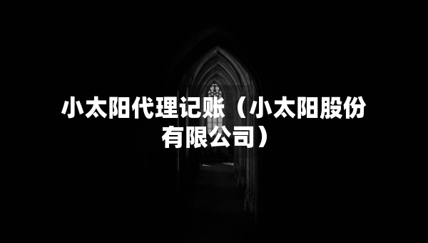 小太陽代理記賬（小太陽股份有限公司）