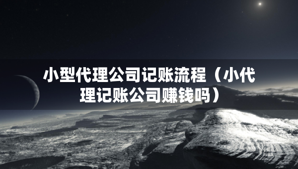 小型代理公司記賬流程（小代理記賬公司賺錢嗎）