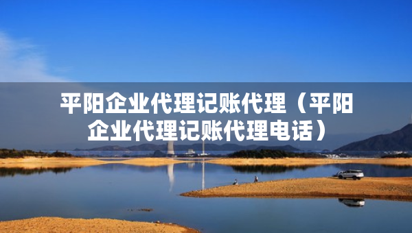 平陽企業(yè)代理記賬代理（平陽企業(yè)代理記賬代理電話）