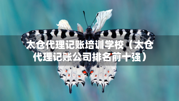 太倉(cāng)代理記賬培訓(xùn)學(xué)校（太倉(cāng)代理記賬公司排名前十強(qiáng)）