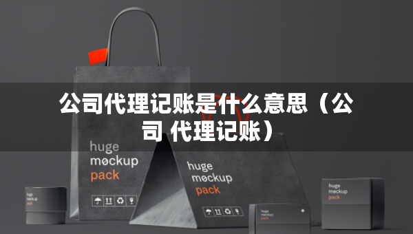公司代理記賬是什么意思（公司 代理記賬）