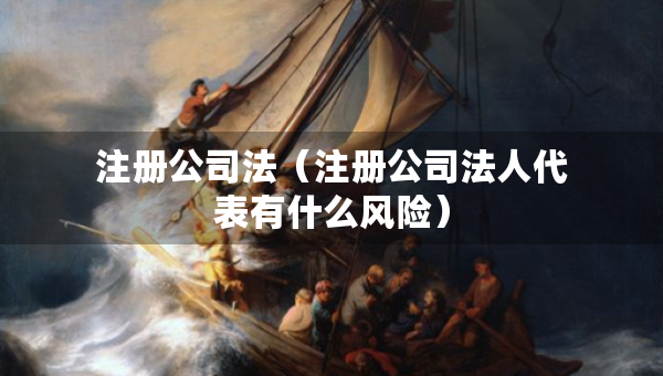 注冊公司法（注冊公司法人代表有什么風險）