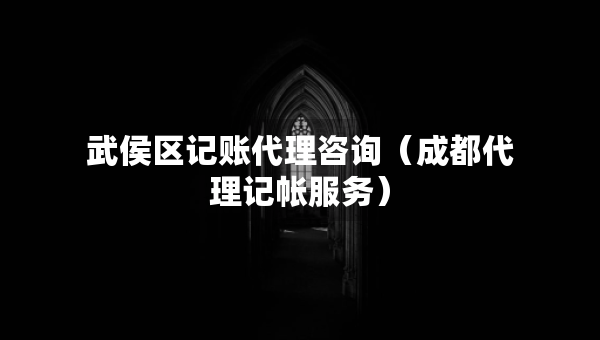 武侯區(qū)記賬代理咨詢（成都代理記帳服務(wù)）