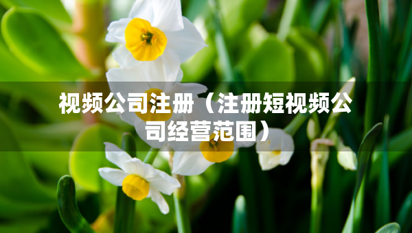 視頻公司注冊（注冊短視頻公司經營范圍）