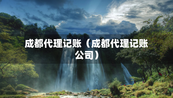 成都代理記賬（成都代理記賬公司）