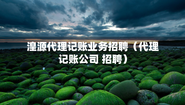 湟源代理記賬業(yè)務(wù)招聘（代理記賬公司 招聘）