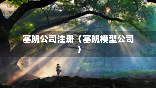 塞班公司注冊（塞班模型公司）