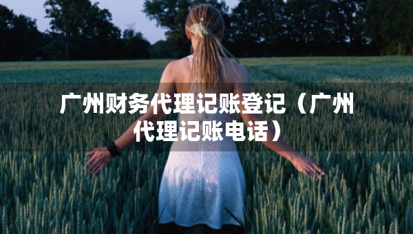 廣州財務(wù)代理記賬登記（廣州代理記賬電話）