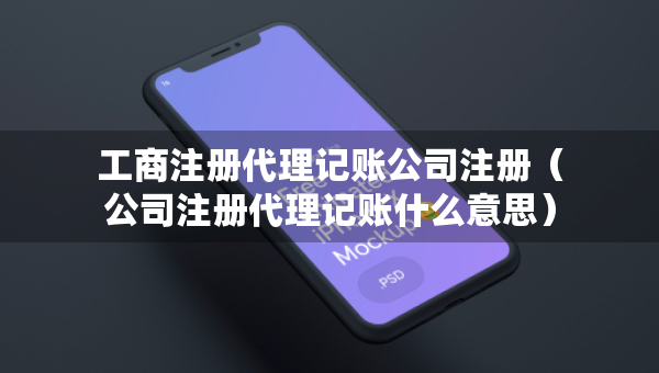 工商注冊(cè)代理記賬公司注冊(cè)（公司注冊(cè)代理記賬什么意思）