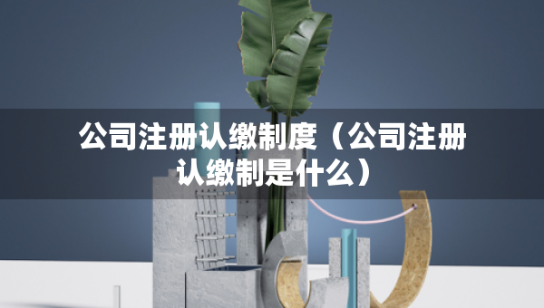 公司注冊認繳制度（公司注冊認繳制是什么）