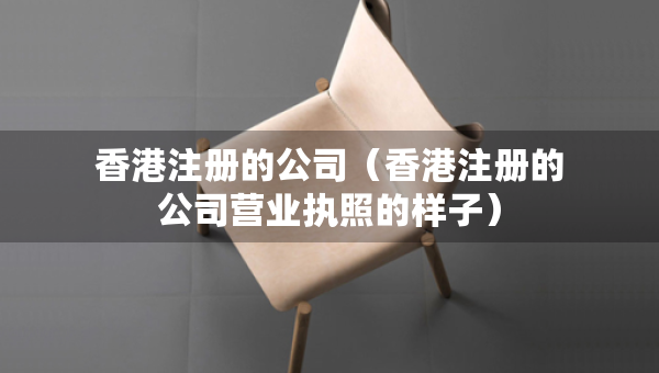 香港注冊的公司（香港注冊的公司營業(yè)執(zhí)照的樣子）