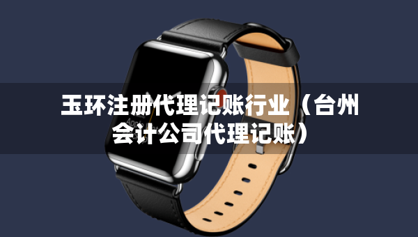 玉環(huán)注冊代理記賬行業(yè)（臺州會計公司代理記賬）