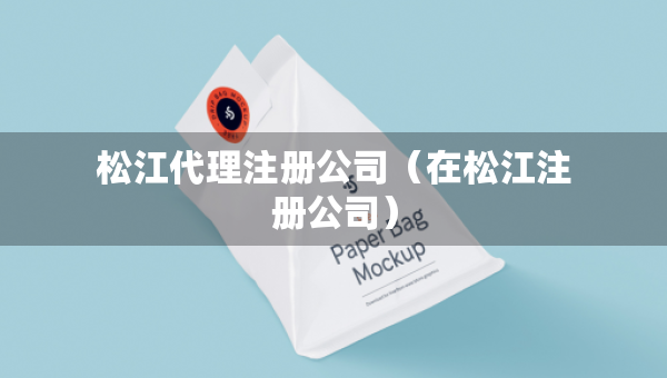松江代理注冊公司（在松江注冊公司）