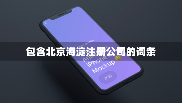包含北京海淀注冊(cè)公司的詞條