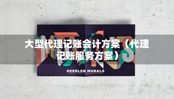 大型代理記賬會(huì)計(jì)方案（代理記賬服務(wù)方案）
