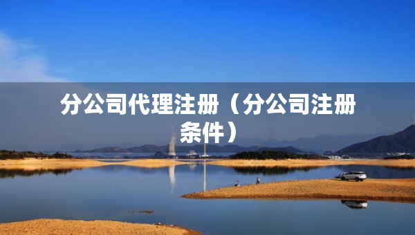 分公司代理注冊(cè)（分公司注冊(cè)條件）