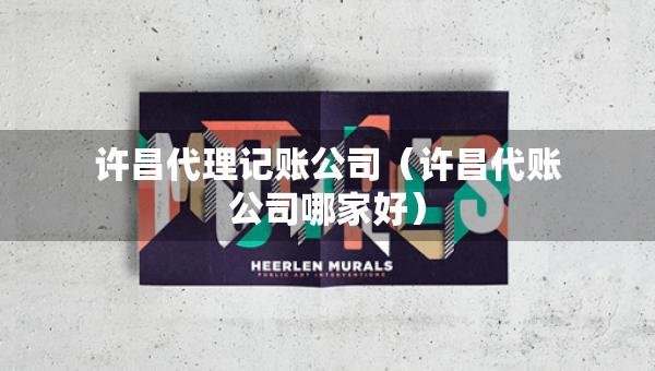許昌代理記賬公司（許昌代賬公司哪家好）