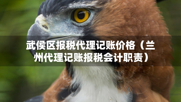 武侯區(qū)報稅代理記賬價格（蘭州代理記賬報稅會計職責）
