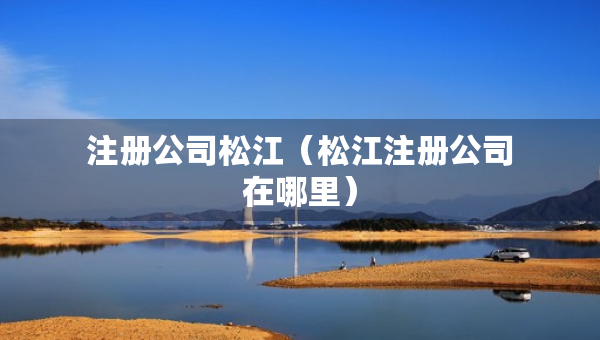 注冊公司松江（松江注冊公司在哪里）
