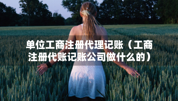單位工商注冊代理記賬（工商注冊代賬記賬公司做什么的）