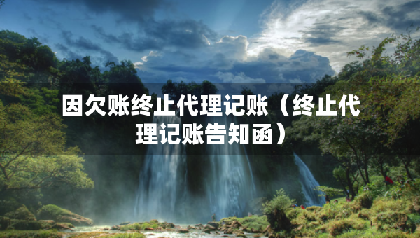 因欠賬終止代理記賬（終止代理記賬告知函）