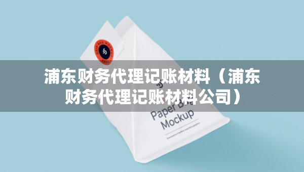 浦東財(cái)務(wù)代理記賬材料（浦東財(cái)務(wù)代理記賬材料公司）