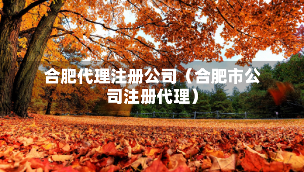 合肥代理注冊(cè)公司（合肥市公司注冊(cè)代理）